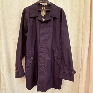 Timberland Black Trench Coat | Men’s XL